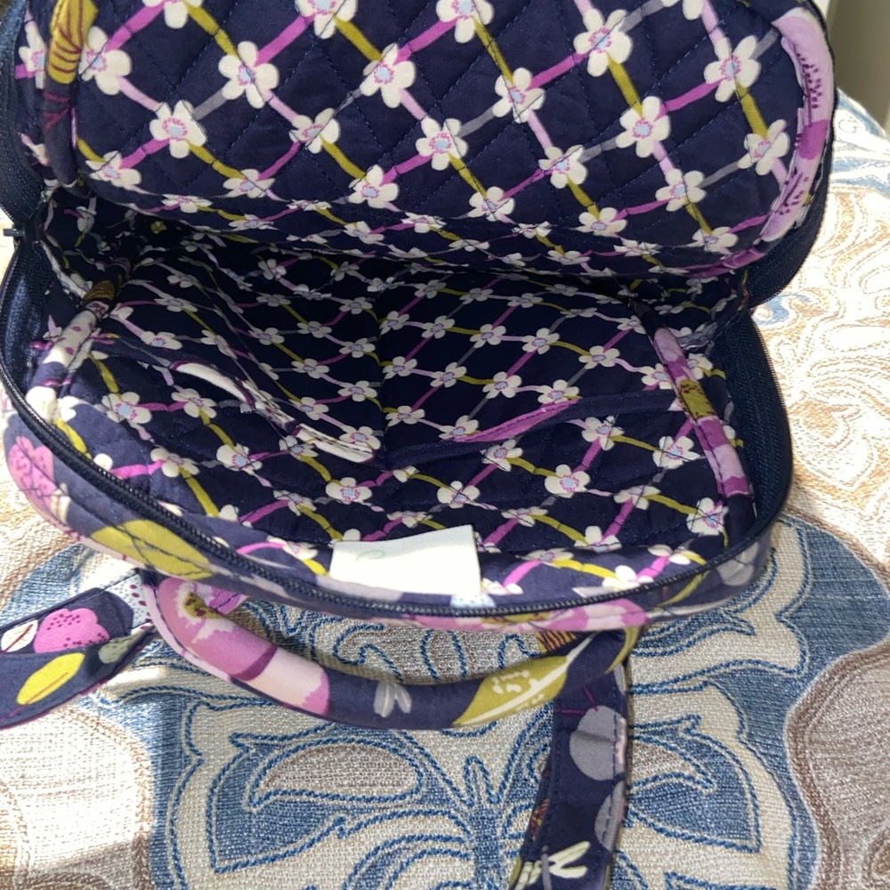 Vera Bradley Floral Nightingale Backpack RETIRED PATTERN - Picture 5 of 6